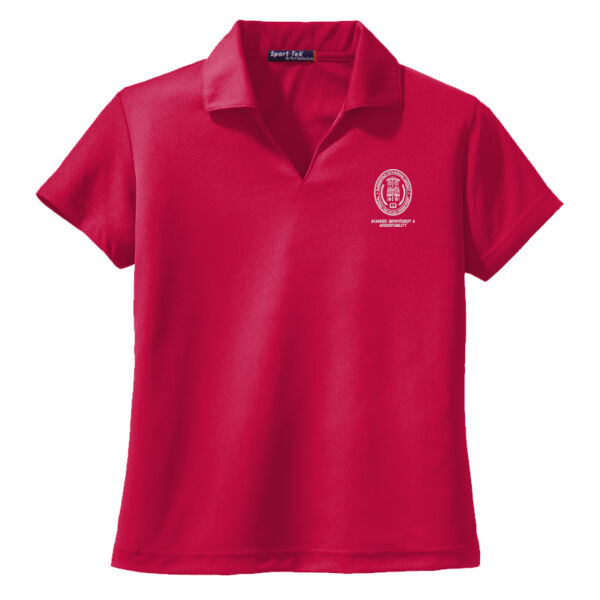 Ladies' L469 w/emb AIA logo - (BCSD) Ladies Dri Mesh® V Neck Polo Thumbnail