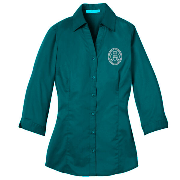 L6290 Ladies 3/4-Sleeve Blouse - (BCSD) Ladies 3/4 Sleeve Blouse Thumbnail