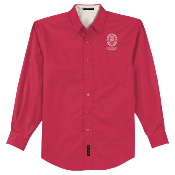 S608 Men's Long Sleeve Easy Care Shir - (BCSD) Long Sleeve Easy Care Shirt Thumbnail