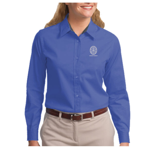 L608 Ladies Long Sleeve Easy Care Shirt - (BCSD) Ladies Long Sleeve Easy Care Shirt Thumbnail