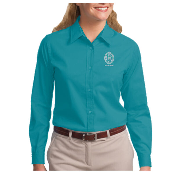 L608 Ladies Long Sleeve Easy Care Shirt - (BCSD) Ladies Long Sleeve Easy Care Shirt Thumbnail