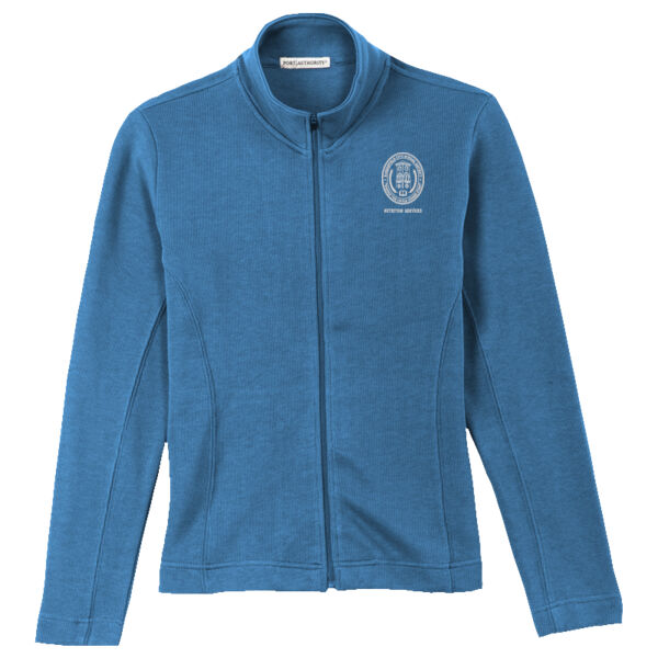 L221 Ladies Flatback Rib Full-Zip Jacket - (BCSD) Ladies Flatback Rib Full Zip Jacket Thumbnail